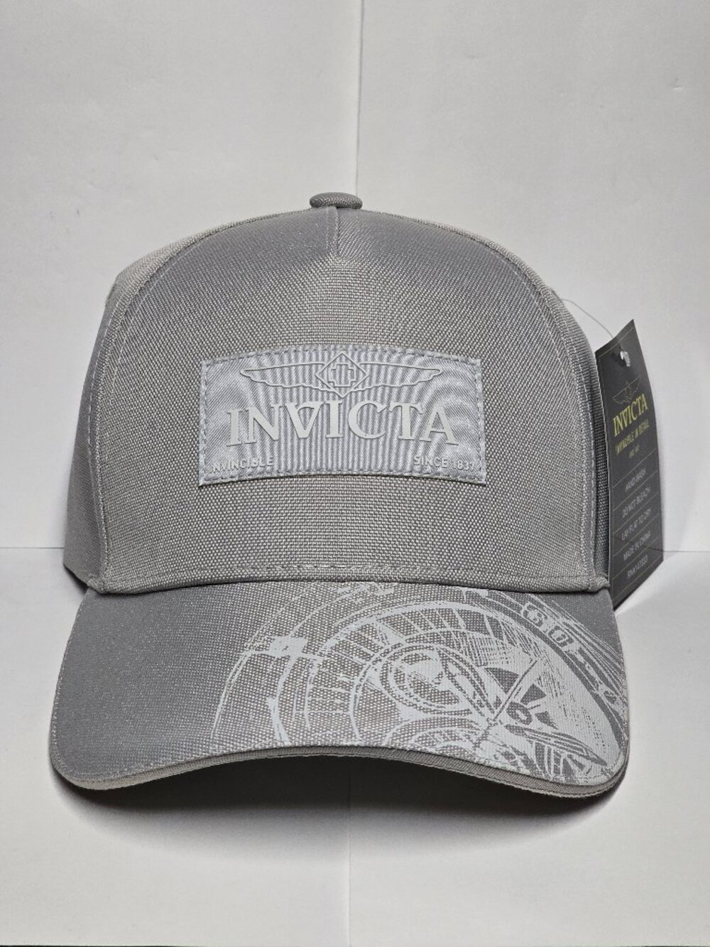 Invicta "Invincible Since 1837" Men Cap - Gray, White (IG0368)